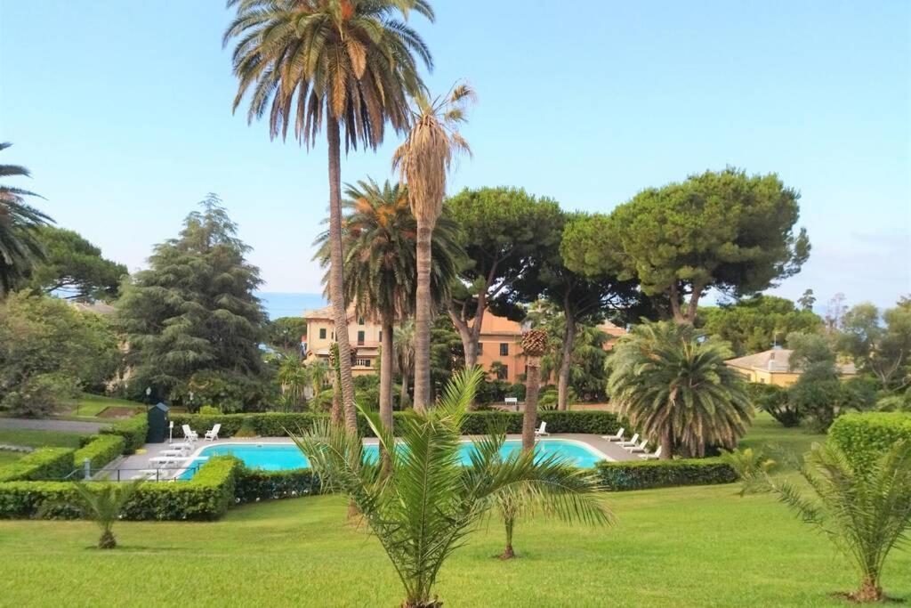 Casaviva - Beautiful Bilo With Shared Pool In Genova Nervi Apartment Exterior photo